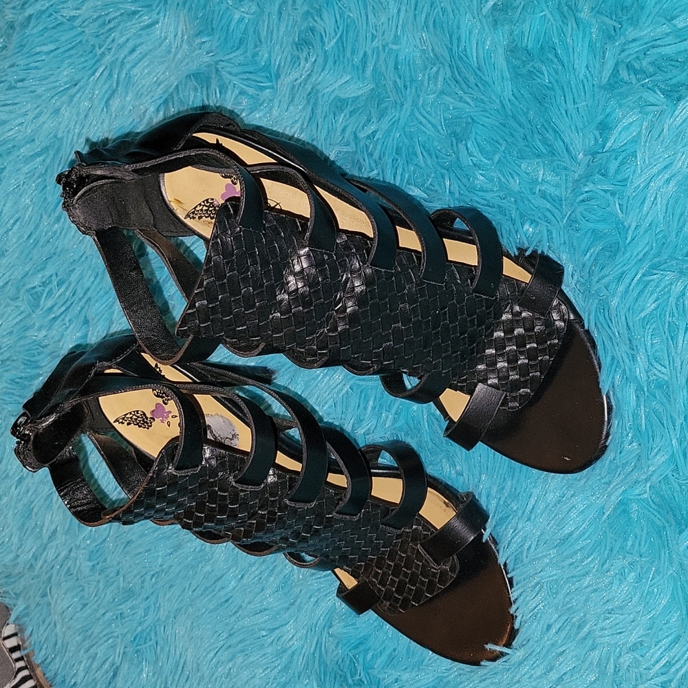 Penny Loves Kenny Black Heels Size 7